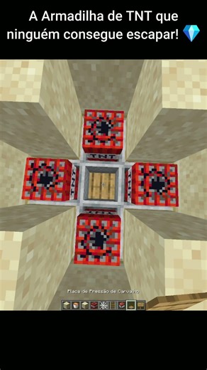 The best TNT trap! 🧨 #Shorts #Minecraft