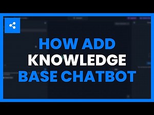 How to ADD a KNOWLEDGE BASE to a CHATBOT in BOTPRESS