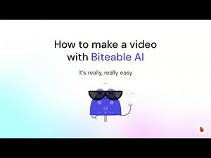 How to make a video with Biteable AI | Biteable