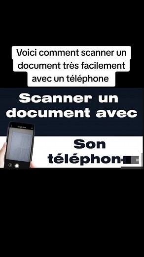 Comment scanner un document avec un smartphone