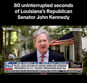 Sen. Kennedy is hilarious, here are some of his best moments that will have you giggling. We could all use a laught | Terrence K Williams