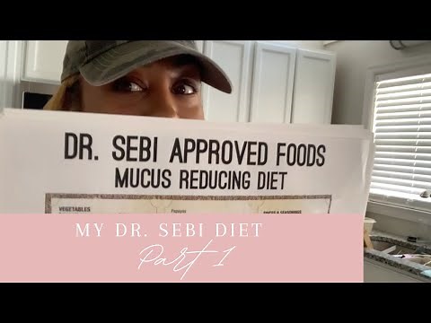 My Dr. Sebi Diet pt. 1