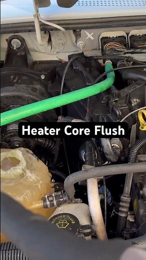 Flushing your coolant system #coolant #engine #flush #heatercore #radiator #ford #ranger