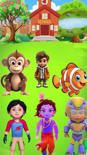 मछली जाएगी_🐬" पानी में बंदर जाएगा🐒_ पैड #cartoon #funny #youtube #balveer #viralvideo #cartoon#funny