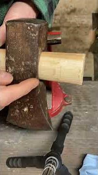 New Splitting Maul Handle! 🪓 #shorts #diy #tips