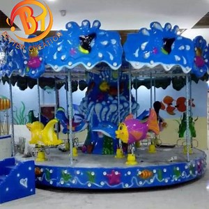 [Hot Item] Large Amusement Park Equipment Fairground Kids Ocean Carousel Horse Rides
