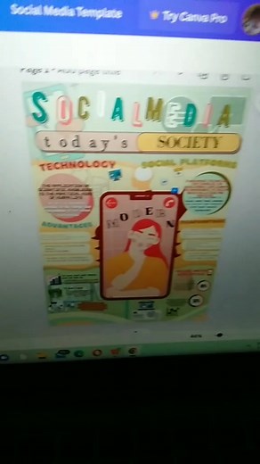 Social Media Aesthetic Canva Infographic Template Ideas