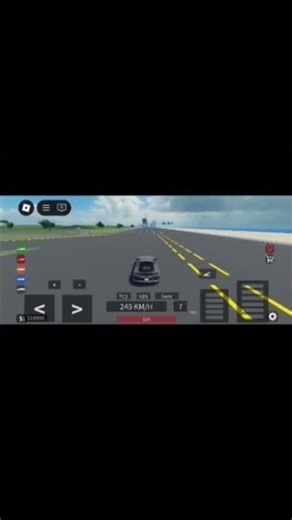 testing top speed of Audi R8 in roblox