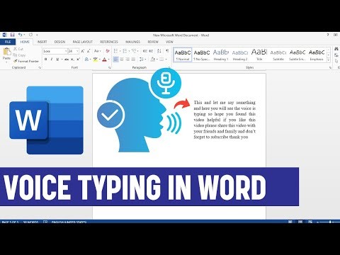 🗣️ How To Use Voice Typing in MS Word | Speak and Type Easily