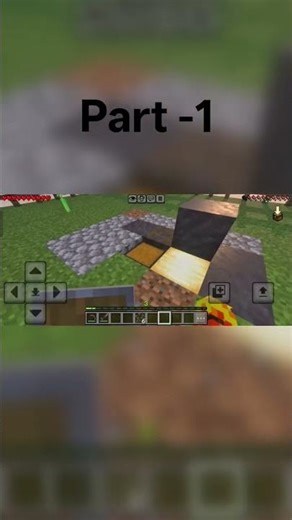 one block in sky part 1 #minecraft #viralshort