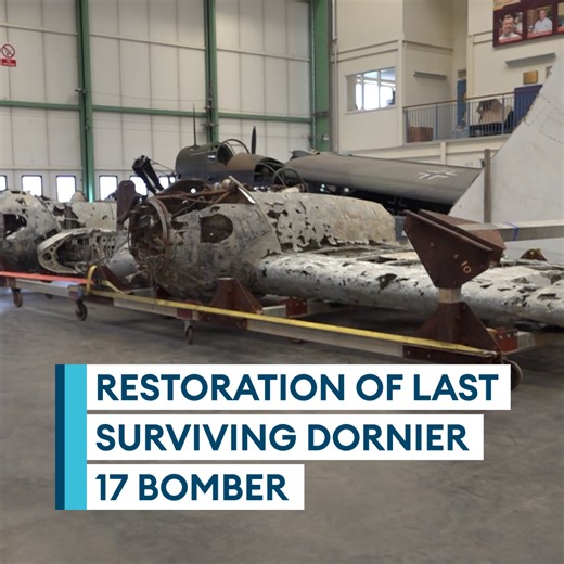The wing of the last surviving Dornier Do 17 is set to go on display for the first time✈😯 But, how do you preserve the remains of an aircraft that has been lying underwater for more than seven decades?🤔 BFBS Forces News' Kirstie Chambers has investigated further🕵️‍♀️ | Forces News