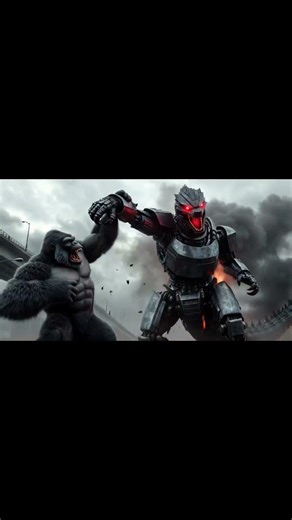 king kong vs robot godzilla battle