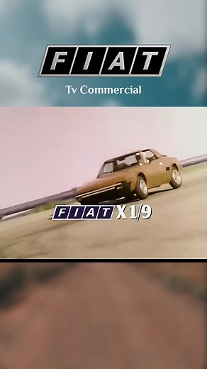 Fiat X1/9: Iconic 1980s TV Commercial