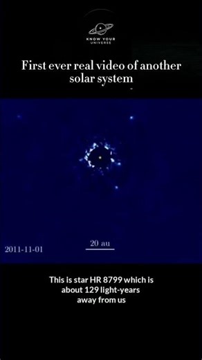 the real video of the another solar system like ours🪐#space #solarsystem #universe