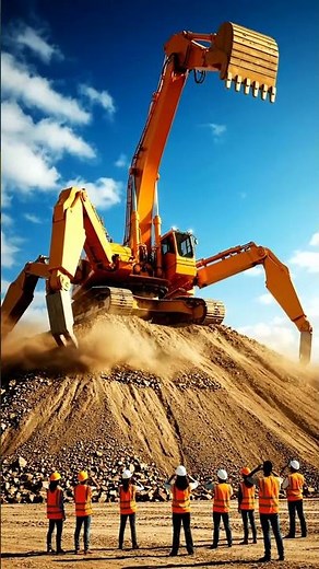 Unleashing the Beast: Extreme Excavator Digging Action! 🚜
