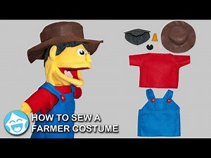How to Sew Farmer Costume for Person Puppet