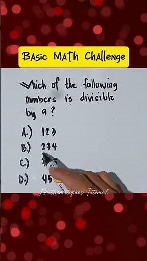 Basic Math challenge! #maths #basicproblems #mathsexam #education #howtosolvemyproblems #quiz