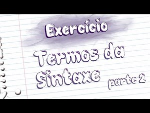 Exercises - Syntax Terms 2 [Prof Noslen]
