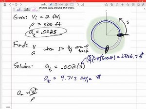Dynamics - Normal and Tangential Particle Motion Example 4
