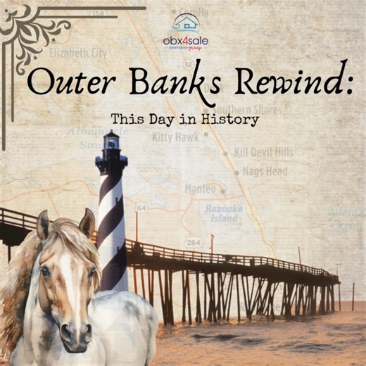 𝐎𝐮𝐭𝐞𝐫 𝐁𝐚𝐧𝐤𝐬 𝐑𝐞𝐰𝐢𝐧𝐝: 𝐍𝐨𝐯𝐞𝐦𝐛𝐞𝐫 𝟐𝟗, 𝟏𝟗𝟔𝟕 When the waters hold secrets and tension rises with the tide, even a quiet day can feel like an adventure. #outerbanksnc #CoastalLiving #NorthCarolina #history #historyfacts #historymatters #OnThisDay #OBX4SALE | OBX 4 SALE