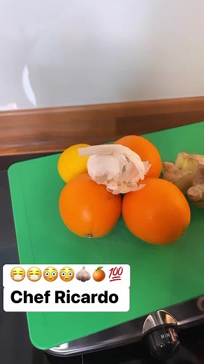 Drink This drink cuts cough like 1969 cleaning the liver bronchitis bowel natural antibiotic. Angina! Ingredients three. Medium size orange 🍊 three. Clove of garlic 🧄 One medium sized lemon 1 teaspoon of honey, organic 1 teaspoon of fresh ginger greater once finish, look what I made for three minutes and drink it in the morning! #chef #recipe #chef #cooking #jamaica #caribbeanfood #cooking | Chef Ricardo Cooking