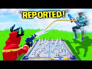 I Trolled Him With NEW Harpoon Gun.. (Fortnite)