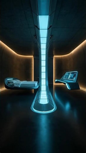 Stunning transformation of futuristic room