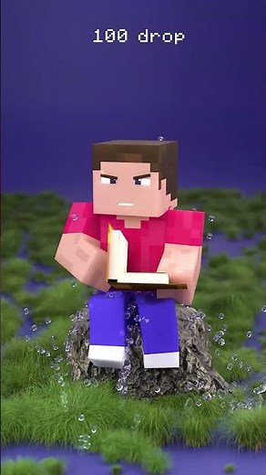 Minecraft 3D sattisfying Fluid Simulation 💎⛏️