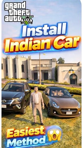 GTA V me Indian Cars Add Karna Itna Easy? 😱🚗 #gta5 #gtamods