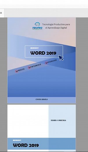 Libro o Manual de Word 2019 en PDF plantillas editables. #word2019 #librodeword2019 #manualdeword2019 #microsoftword