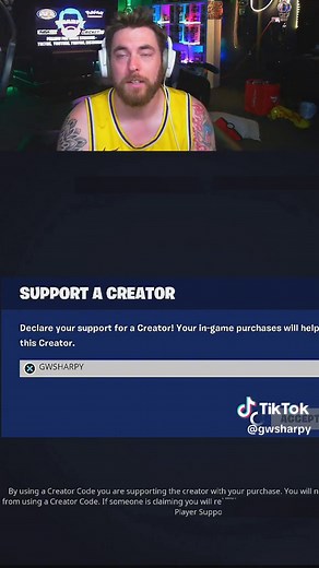 Support My Fortnite Channel: GWSHARPY