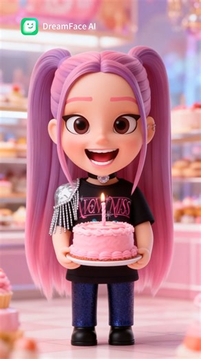 When Kpop demon hunters sing Happy Birthday to You ！ #blackpink #kpopdemonhunter #kpopdemonhunternetflix #netflixkpopdemonhunter | DreamFace