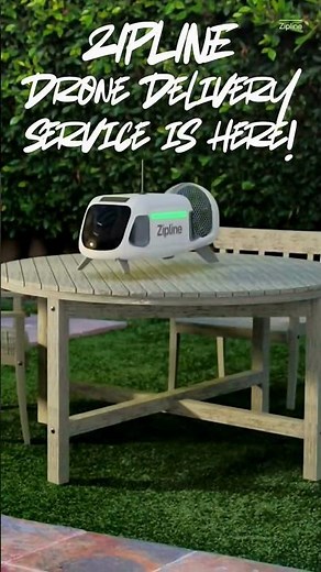 Zipline Drone Delivery Service Is Here