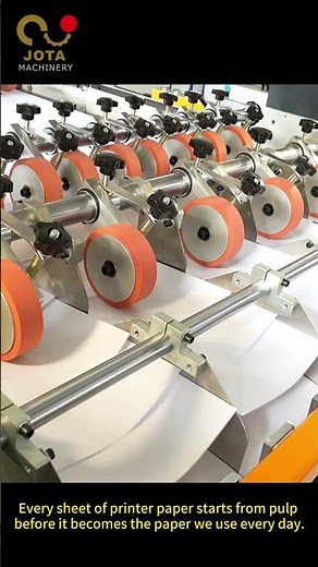 #shorts How Printer Paper Is Made from Pulp | Paper Manufacturing Process Explained