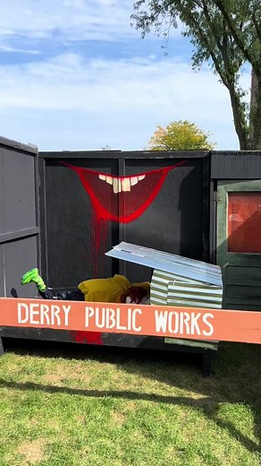 We are so proud of these props! Lots of hard work went into these props. We know they are not perfect but we’re still so happy to have them in our display! | Wilkes Family Halloween Displays