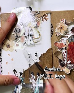 129K views · 4.4K reactions | Looking for some washi tape crafting inspiration? Check out the gorgeous possibilities using:  Nostalgia P.E.T. Tape  Misty Flower Washi Tape Stickers 覆 Awaken P.E.T. Tape Order yours before we sell out! | The Washi Tape Shop | Facebook