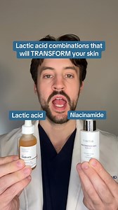 214K views · 1.8K reactions | Lactic acid combinations that will TRANSFORM your skin | Dermarkologist | Facebook