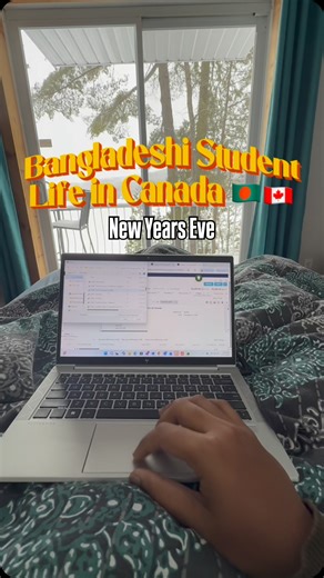 Awsaf Hossain on Instagram: "rest of the story: we headed out from Montreal at 1 am, on 1 Jan 2026. Due to heavy snow, we couldn’t see the fireworks. It was a 3 hour drive back to our cottage and it was a super adventurous ride, constant loss of traction on tires due to slippery roads followed by heavy tiredness due to a long day. Ishraq, Samir and I were counting down the distance so that we could reach our cottage and have a cozy sleep. But, once we reached at 4 am, we realised I lost our keys