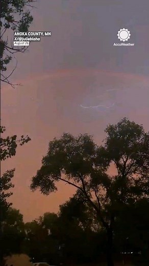 Spectacular Lightning + Rainbow Videos This Week in Weather