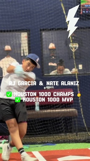 Nate Alaniz ~ #Houston1000 MVP/Champion 👑🥇 @RJ_24 ~ #Houston1000 Champion 🔥🥇 Train with the best @PrimePerformanceHTX Kingwood 📍 #baseball #fyp #houston