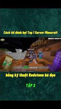 How I beat the top 1 player on the Minecraft server, part 1 #minecraft #minecraftsurvival #topmin...
