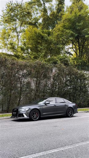From A6 ➜ RS6 real quick 😮‍🔥 Not a filter. Not a render. A full Godspeed Auto transformation. Same Audi. Whole new attitude. RS6 energy unlocked. 🖤🔥 Topped up with a custom frozen grey full respray. 🩶🫟 Built by @GodspeedAuto — where conversions become convictions. #audi #carsofinstagram #bodykit #custom #carporn | Godspeed AutoTechnik