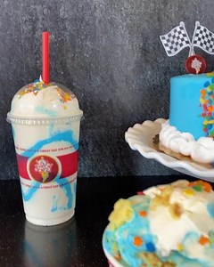 8.4K views · 374 reactions | Order Mario’s Super Birthday Blast Creation™, Mario's Super Star Shake, and Rainbow Road Rally Cake online today! Enjoy Mario’s Super Birthday Blast Creation™ in a special-edition cup featuring Mario when you order the Gotta Have It® size while supplies last. | Cold Stone Creamery | Facebook