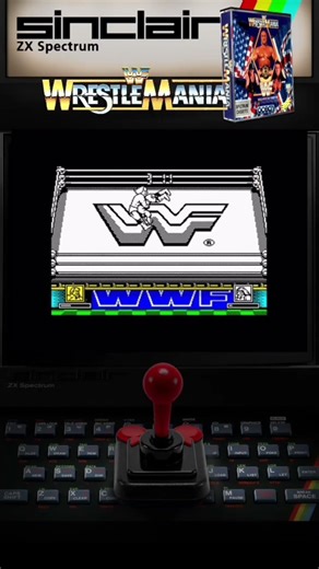 WWF Wrestlemania on the Sinclair ZX Spectrum #wrestlinggames #zxspectrum #computergames #retrogames