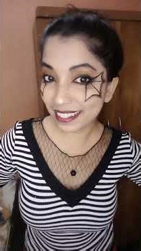 spider wings makeup tutorial video #youtubeshorts #tutorial #spider #makeup #behindthescenes #shorts
