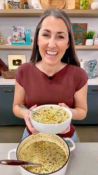 Creamy Vegetable Soup #thestayathomechef #dinner #recipe #cooking