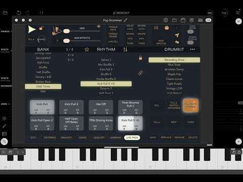 Lumbeat PopDrummer - triggering LivePads