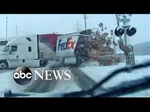 Passenger Train Crashes Into FedEx Truck