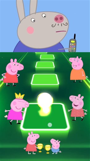 calling peepa pig 🐖 tiles hop #viral #peppapig #tilesgop #shortvideos #viralvideos #funniestvideo