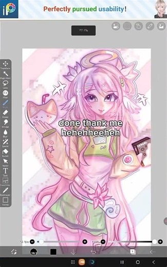 Transparent watermark tutorial :3✨ #ibispaintx #digitalart #tutorial #fyp #blowup #boost #boostup